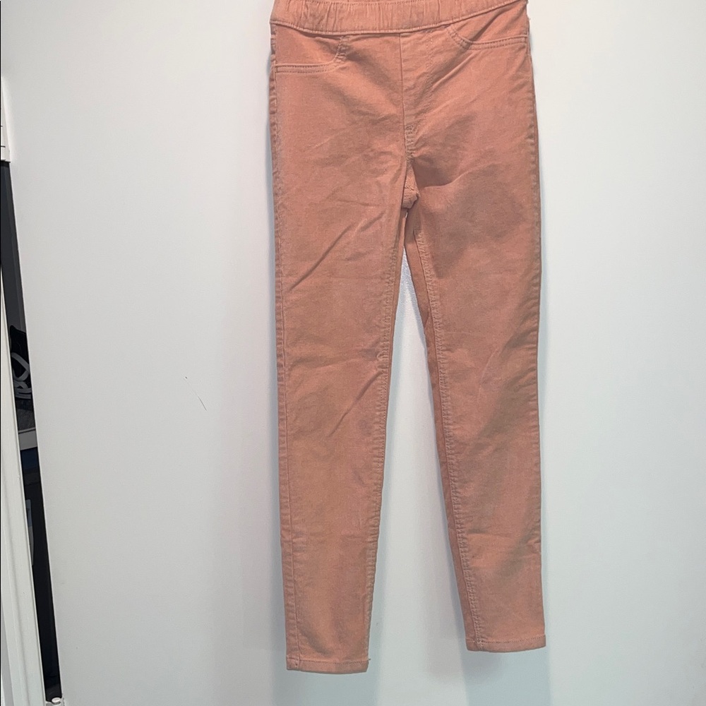 On Hold Do Not Buy Stylish Pink Pants H&M Stretchy Corduroy Little Girl Size 6-8
